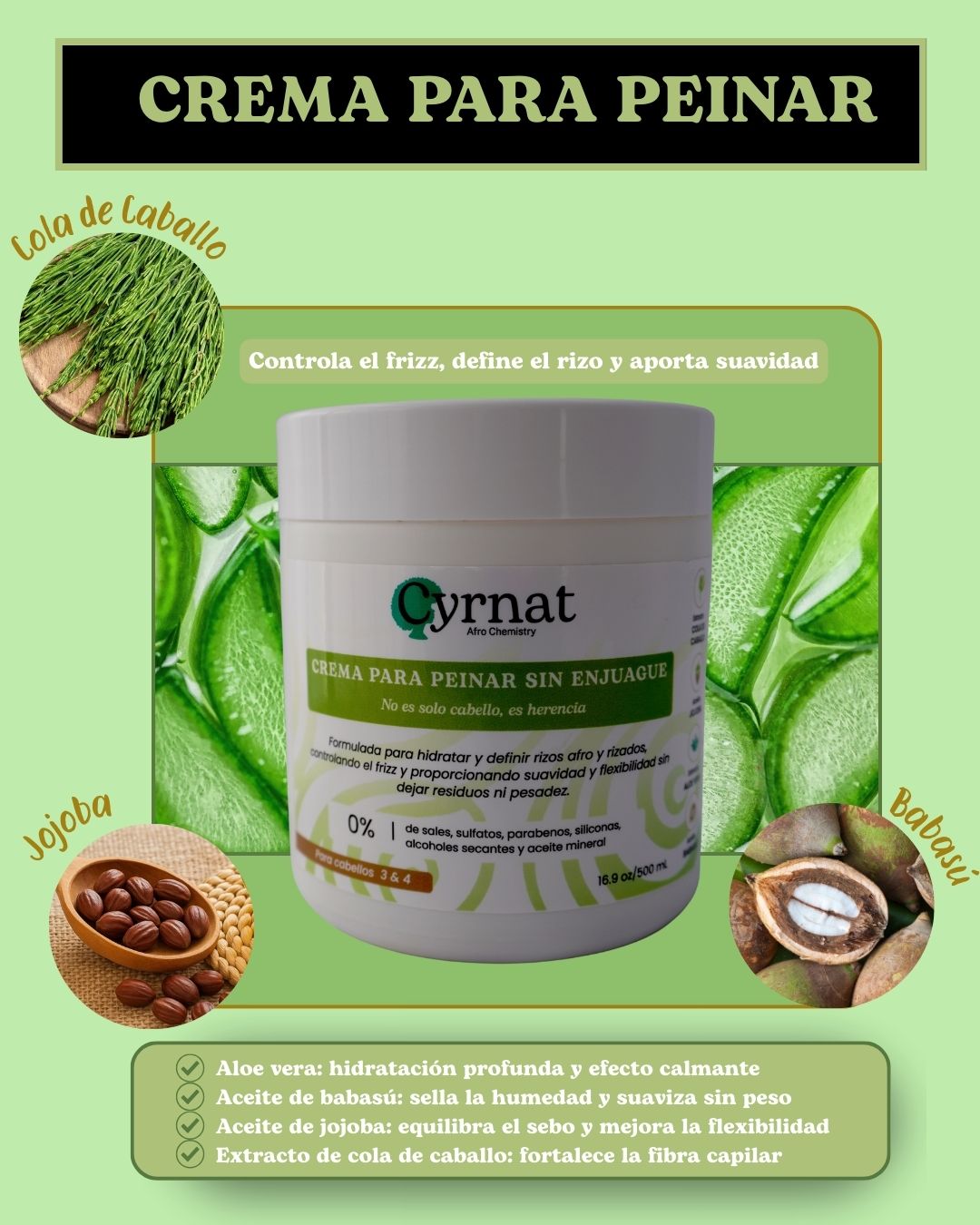 Crema para peinar (500 g)